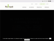 Tablet Screenshot of kalliope.fr